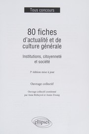 [Rebeyrol / Zwang] 80 fiches d'actualité et de culture générale