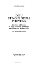 [Michel Folco] Dieu et nous seuls pouvons