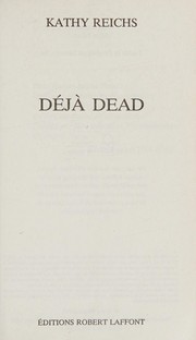 [Kathy Reichs] Déjà dead
