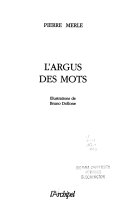 [Pierre Merle] L'Argus des mots