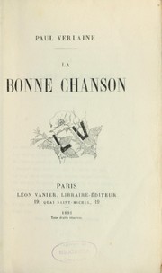[Verlaine] La bonne chanson