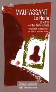 [Guy de Maupassant] Le Horla et autres contes fantastiques