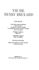 [Stendhal] Vie de Henry Brulard