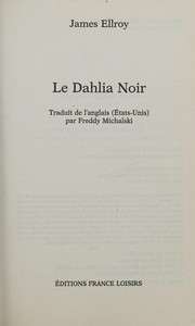 [James Ellroy] Le Dahlia noir