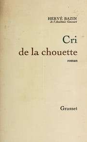 [Hervé Bazin] Cri de la chouette