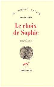 [William Styron] Le choix de Sophie