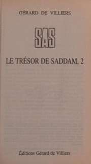 [Gérard de Villiers] SAS - Le trésor de Saddam :2