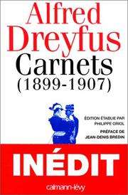 [Alfred Dreyfus] Carnets (1899-1907)